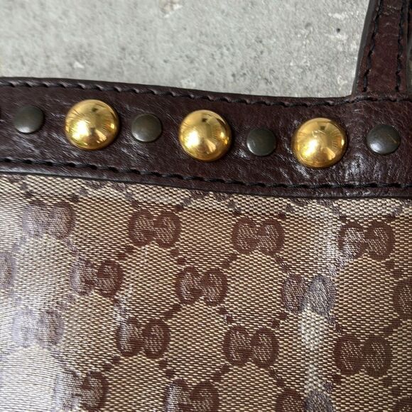 Vintage Gucci coated canvas tote - Picture 4 of 9
